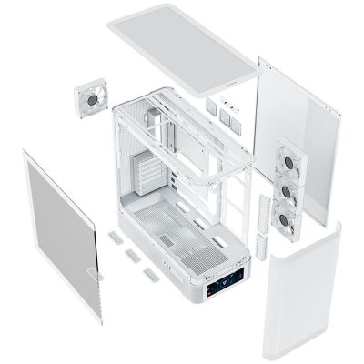 16. MODECOM VOLCANO AQ 500 ARGB MIDI-HÜLLE WEISS