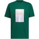 2. adidas Herren-T-Shirt mit Wasserfall-Grafik, Grün, KS2173