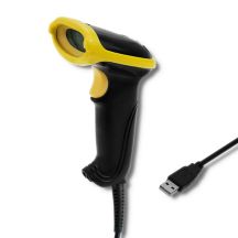 QOLTEC Lasercodeleser 1D | 2D | USB | Schwarz