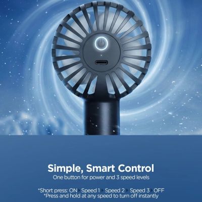 7. Spigen A905 Mini-Handventilator – Schwarz