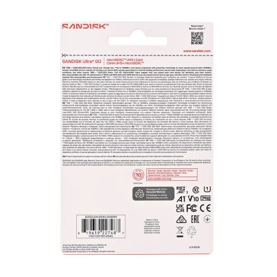 4. Sandisk Ultra Go microSD UHS-I 64GB MicroSD 140MB/s(R)