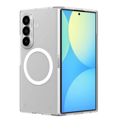 2. Spigen AirSkin MagFit Hülle für Samsung Galaxy Z Fold 8 Ultra – Transparent und Weiß