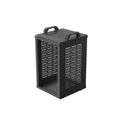 5. Lanberg OR10-2309-B 10" 9U 280x300 Schwarzer offener Rackschrank