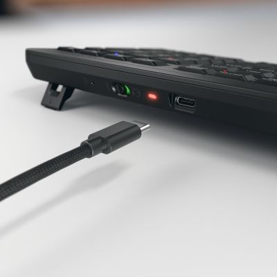 17. CHERRY Stream Desktop Ultimate Tastatur (inkl. Maus) Home/Office USB + RF Wireless + Bluetooth QWERTZ Deutsch Schwarz
