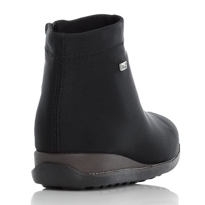 8. Isolierte schwarze Damenstiefeletten Rieker W 98251-00