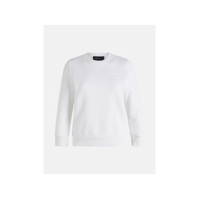 5. Peak Performance W Original Small Logo Crew Sweatshirt Weiß