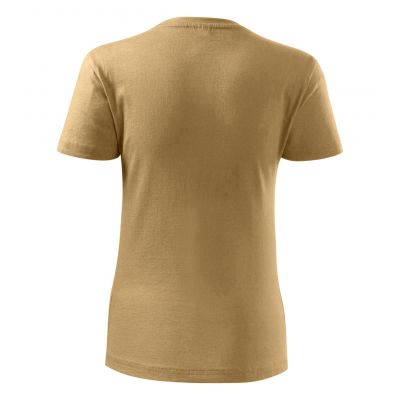 3. Klassisches neues T-Shirt für Damen (Sand)