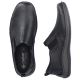 3. Rieker 05264-00 Schwarze Herren-Slipper aus Leder