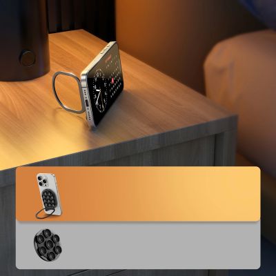 12. Joyroom JR-ZS418 Smartphone-Halterung mit Ständer und Saugnäpfen mit MagSafe – Schwarz