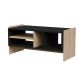 PORTO Couchtisch 100x50x46 Eiche/Schwarz