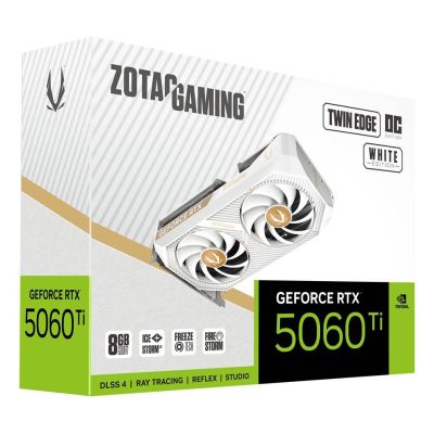 16. ZOTAC RTX 5060Ti 8GB Twin Edge OC White Grafikkarte