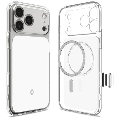 2. Spigen Ultra Hybrid MagSafe Hülle für iPhone 18 Pro / 17 Pro – Weiß