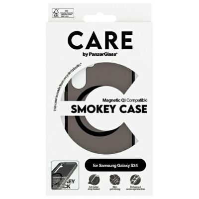 4. CARE by PanzerGlass Flagship QI Case für Samsung Galaxy S24 - Schwarz