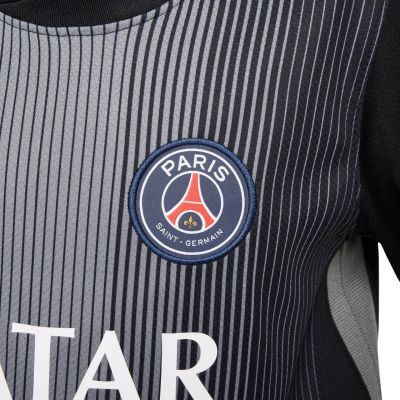 7. Nike PSG Goalkeeper Stadium 2025/26 Kindertrikot schwarz HJ5267 010