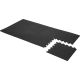 21. Puzzlematte für Fitnessgeräte, 8 Stück, 30 x 30 x 0,9 cm, Schwarz, Rein 2, Verbessern