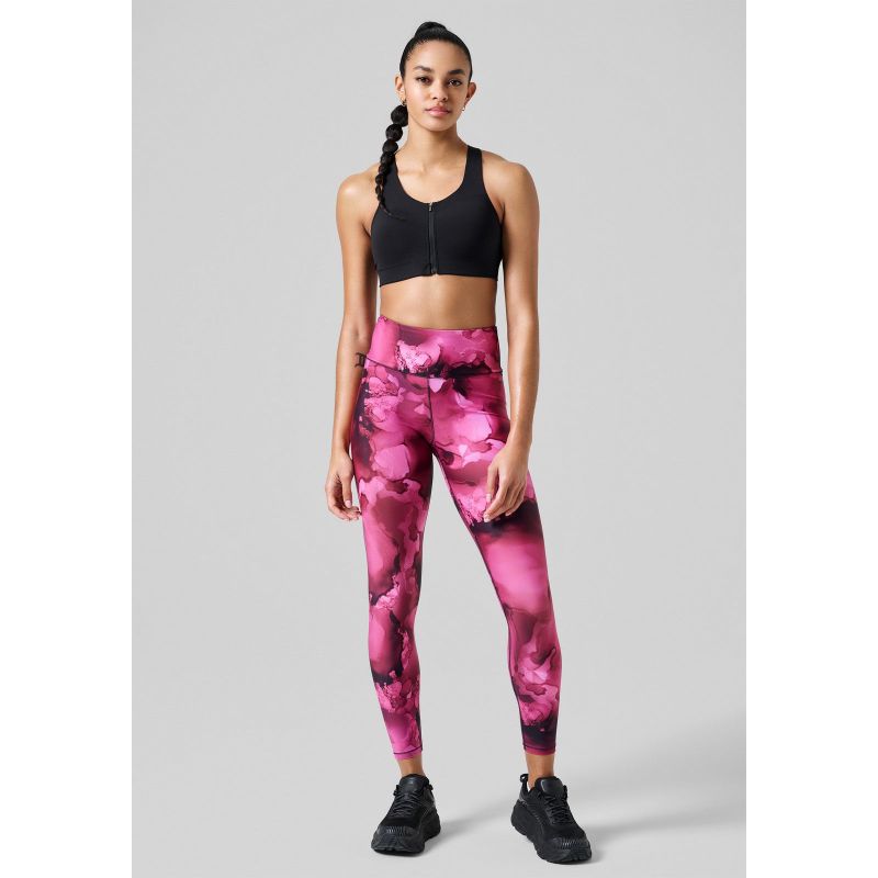 2. CASALL Ultra High Waist Printed Tights Leggings, Rosa