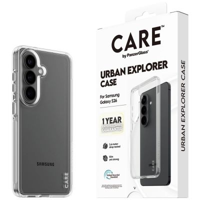 5. CARE by PanzerGlass Urban Explorer Transparente Hülle für Samsung Galaxy S26 - transparent