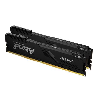 KINGSTON 32 GB 3200 MHz DDR4 CL16 DIMM (2er-Kit) 1Gx8 FURY Beast Black KF432C16BB1K2/32