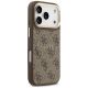 4. Guess 4G PU Classic Logo MagSafe Case für iPhone 17 Pro - Braun