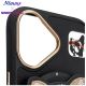 10. Nimmy Glasses Cool nag MagSafe Hülle für iPhone 16 - Schwarz