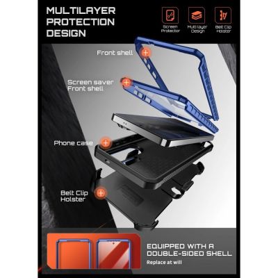 5. Supcase Unicorn Beetle Pro Mag MagSafe 2er-Set Hülle für Samsung Galaxy S26 Ultra – Schwarz und Marineblau