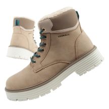 O'Neill Winterstiefel Damen Wanderstiefel Stiefeletten isoliert modisch Beige Weiß