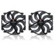 2. NOCTUA 140-mm-Lüfter NF-A14x25r G2 PWM Sx2 PP Chromax Schwarz