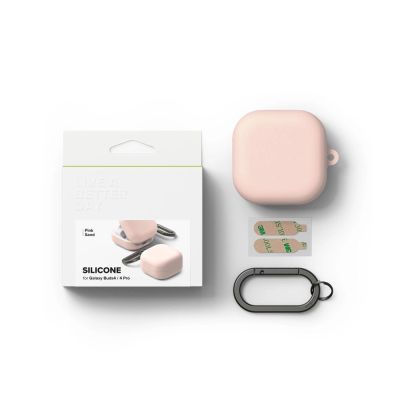 5. Ringke Silikonhülle für Samsung Galaxy Buds 4 / 4 Pro – Pink