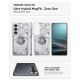 6. Spigen Ultra Hybrid Mag MagSafe Hülle für Samsung Galaxy S26 Zero One – Transparent und Weiß