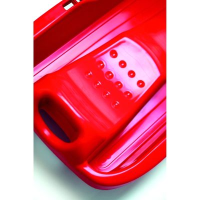 8. KUNSTSTOFFSCHLITTEN MIT BREMSEN RACE, ROT