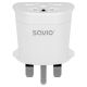 7. SAVIO Reiseadapter mit globaler Steckdose – UK-Stecker AP-05