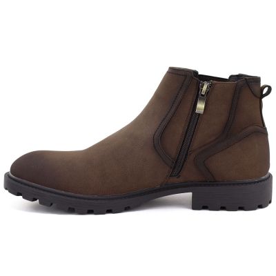 3. Hohe, ungefütterte Herren-Ankle-Boots, braun, Vanhorn WN32307