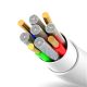 7. Dudao L2L USB-A / Lightning 3A Kabel 2m - Weiß