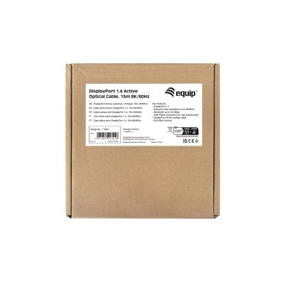 6. Zubehör - DisplayPort-Kabel - DisplayPort (M) auf DisplayPort (M) - DisplayPort 1.4 - 15,0 m - Aktiv, unterstützt 8K 30 Hz (7680 x 4320) - (119441)