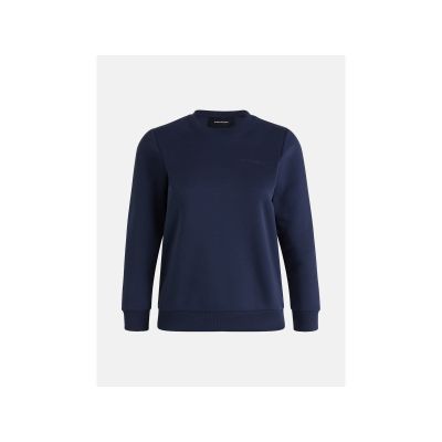 Peak Performance W Original Small Logo Crew Sweatshirt Blau