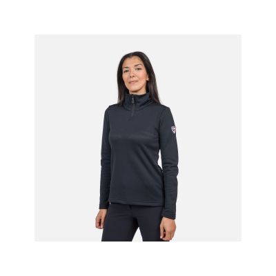 Rossignol W Resort 1/2 Zip T-Shirt schwarz