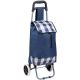 8. Einkaufswagen mit Gestell, 31 l, blau-weiß
