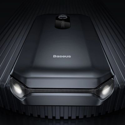 13. Baseus Powerbank Starthilfe-Booster 10000mAh 12V (1000A / 500A) + Krokodilklemmen Schwarz (CGNL020101)