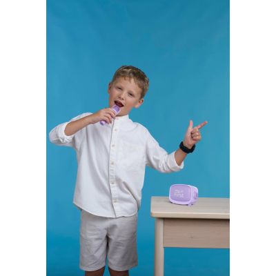 8. myFirst Voice 2 - Karaoke-Set für Kinder - Mikrofon und drahtloser Lautsprecher mit Klangveränderungseffekten (lila)