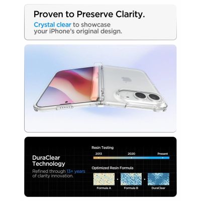 6. Spigen Ultra Hybrid Pro Hülle für iPhone Duo – Transparent