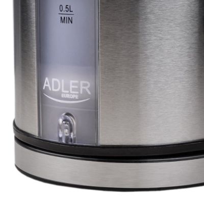 9. Adler AD 1216 Wasserkocher (2000W 1,8l; silber)