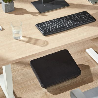 7. MACLEAN ERGONOMISCHE FUSSSTÜTZE, STABIL VERSTELLBARER WINKEL MIT POLSTER MC-460