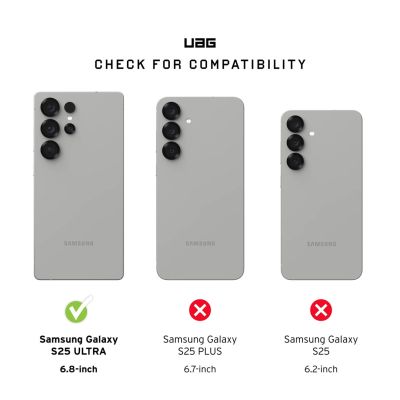 4. UAG Plyo Pro - Schutzhülle für Samsung Galaxy S25 Ultra 5G mit integriertem Magnetmodul (lila/pinker Farbverlauf)