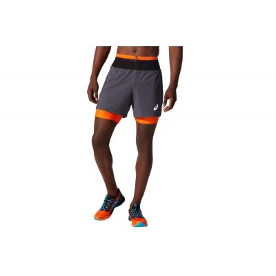 Asics Fujitrail Short 2011B898-020 Grau XS