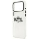 6. Karl Lagerfeld IML Choupette Sketch Logo MagSafe Case für iPhone 17 Pro – Transparent