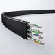 7. Ugreen NW102 50174 flaches LAN-Ethernet-Kabel Kat. 6 2m - schwarz