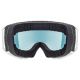 Uvex Topic FM sphärische Wintersportbrille, Weiß, Unisex, Blau, Gelb, sphärische Linse