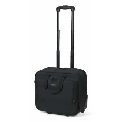 2. Dicota Laptop-Rollkoffer für Reisende (13-16 Zoll) mit Eco-Basis, schwarz