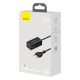 20. Baseus GaN3 Pro schnelles universelles GaN-Ladegerät 2 x USB Typ C / 2x USB 100W PD3.0, QC4.0+, AFC schwarz (CCGP000101)