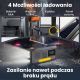 5. Extralink Bluetooth-Solarradio mit Kurbeldynamo-Powerbank (4000 mAh) und SOS-Taschenlampe BT-4000, tragbar, analog und digital, Schwarz/Orange